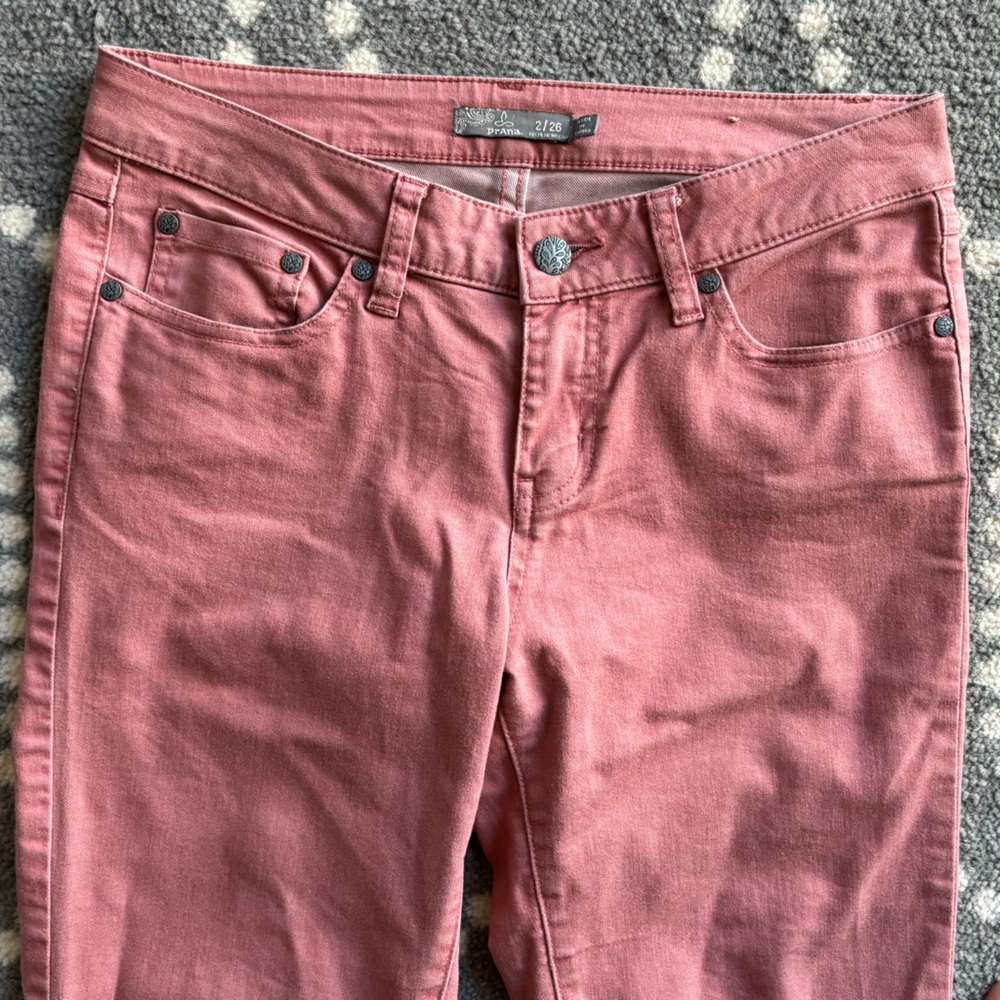 Prana - Women's Dusty Rose Skinny Jeans - SIZE 26